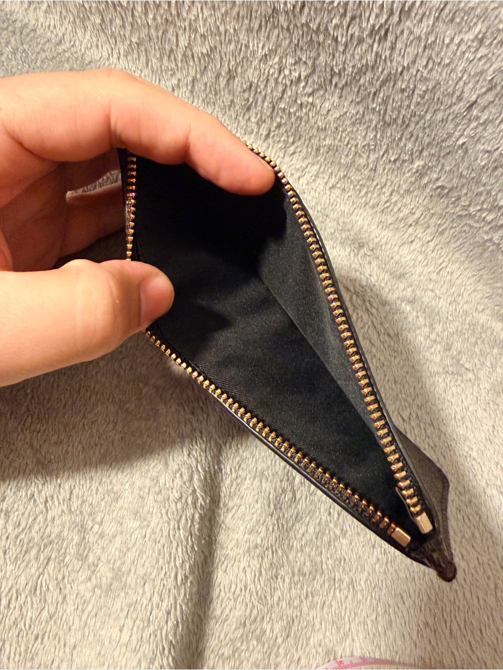 Coach Brown Signature Zip Card Case Wallet - Picture 6 of 6